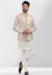 Picture of Graceful Silk Light Grey Kurtas