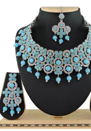 Picture of Lovely Sky Blue Necklace Set