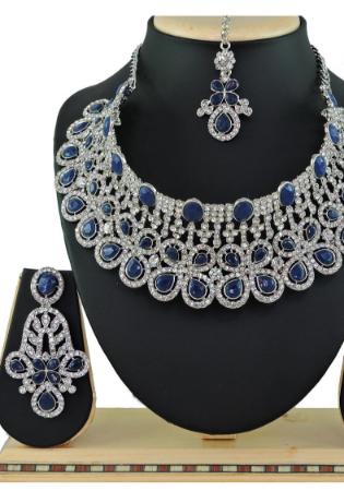 Picture of Delightful Navy Blue Necklace Set