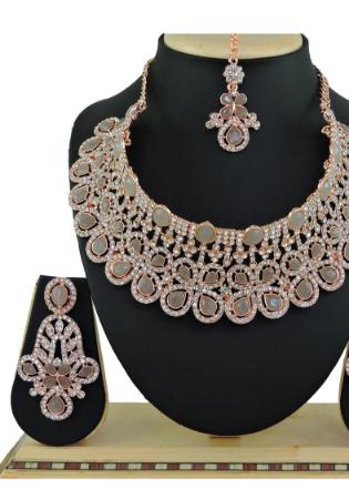 Picture of Marvelous Dark Grey Necklace Set