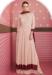 Picture of Bewitching Georgette Tan Straight Cut Salwar Kameez