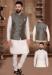 Picture of Marvelous Silk Off White Kurtas