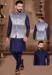 Picture of Admirable Silk Navy Blue Kurtas