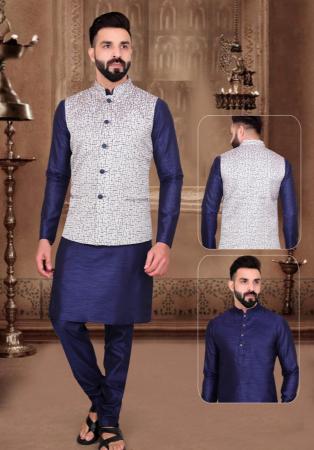 Picture of Nice Silk Dark Slate Grey Kurtas