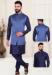 Picture of Beauteous Silk Dark Slate Blue Kurtas