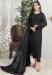 Picture of Wonderful Georgette Black Straight Cut Salwar Kameez