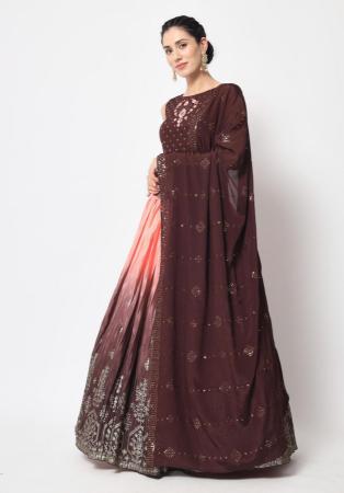 Picture of Pleasing Silk Dim Gray Lehenga Choli