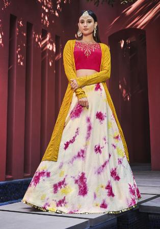 Picture of Grand Silk Thistle Lehenga Choli