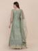 Picture of Lovely Net Dark Sea Green Anarkali Salwar Kameez