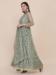 Picture of Lovely Net Dark Sea Green Anarkali Salwar Kameez