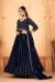 Picture of Stunning Net Midnight Blue Anarkali Salwar Kameez