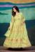 Picture of Sublime Net Pale Golden Rod Anarkali Salwar Kameez