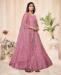 Picture of Net Pale Violet Red Straight Cut Salwar Kameez