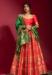 Picture of Statuesque Silk Crimson Lehenga Choli