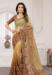 Picture of Fascinating Net Dark Khaki Saree