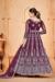 Picture of Delightful Net Purple Anarkali Salwar Kameez