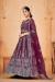 Picture of Delightful Net Purple Anarkali Salwar Kameez