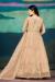 Picture of Nice Net Pale Golden Rod Anarkali Salwar Kameez