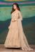 Picture of Nice Net Pale Golden Rod Anarkali Salwar Kameez