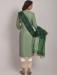 Picture of Charming Rayon Dark Sea Green Readymade Salwar Kameez