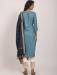 Picture of Elegant Rayon Cadet Blue Readymade Salwar Kameez