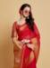 Picture of Marvelous Organza Salmon Saree