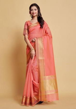 Picture of Fascinating Organza Pale Violet Red Saree