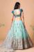 Picture of Gorgeous Net Powder Blue Lehenga Choli