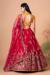 Picture of Splendid Net Crimson Lehenga Choli