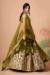 Picture of Gorgeous Net Olive Drab Lehenga Choli