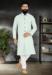 Picture of Exquisite Cotton & Georgette & Silk Off White Kurtas