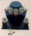 Picture of Classy Maroon Necklace Set