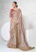 Picture of Nice Organza Rosy Brown Saree