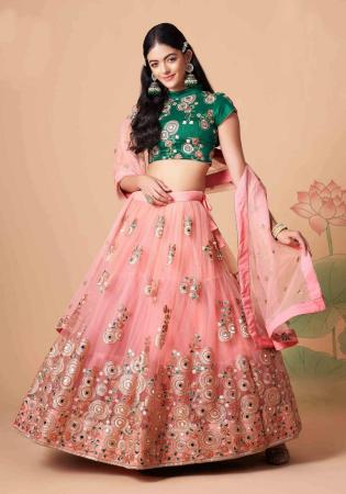 Picture of Admirable Silk Light Pink Lehenga Choli