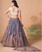 Picture of Delightful Silk Dim Gray Lehenga Choli