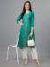 Picture of Statuesque Cotton Dark Cyan Kurtis & Tunic