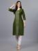 Picture of Lovely Cotton Dark Olive Green Kurtis & Tunic