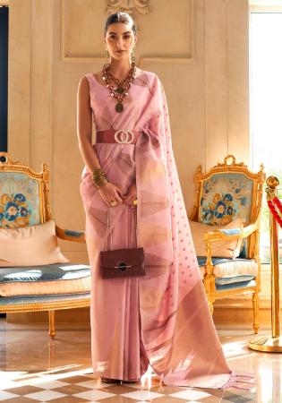 Picture of Taking Chiffon Dark Salmon Saree