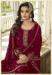 Picture of Appealing Georgette Maroon Straight Cut Salwar Kameez