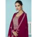 Picture of Georgette Deep Pink Straight Cut Salwar Kameez