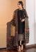 Picture of Bewitching Georgette Black Straight Cut Salwar Kameez