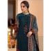 Picture of Georgette Dark Slate Grey Straight Cut Salwar Kameez