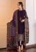 Picture of Georgette Dark Magenta Straight Cut Salwar Kameez