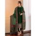 Picture of Georgette Dark Green Straight Cut Salwar Kameez