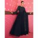 Picture of Nice Georgette Black Anarkali Salwar Kameez