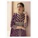 Picture of Pleasing Georgette Brown Anarkali Salwar Kameez