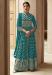 Picture of Excellent Georgette Teal Anarkali Salwar Kameez