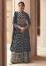 Picture of Beautiful Georgette Medium Blue Anarkali Salwar Kameez