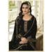 Picture of Ideal Georgette Black Straight Cut Salwar Kameez