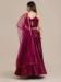 Picture of Lovely Satin & Silk Dark Magenta Lehenga Choli